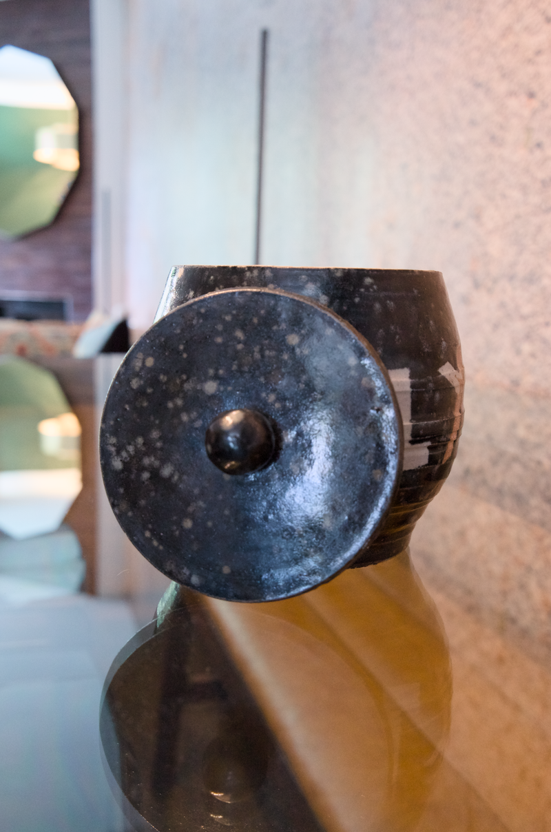 Treat Jar in Midnight Speckle - Custom